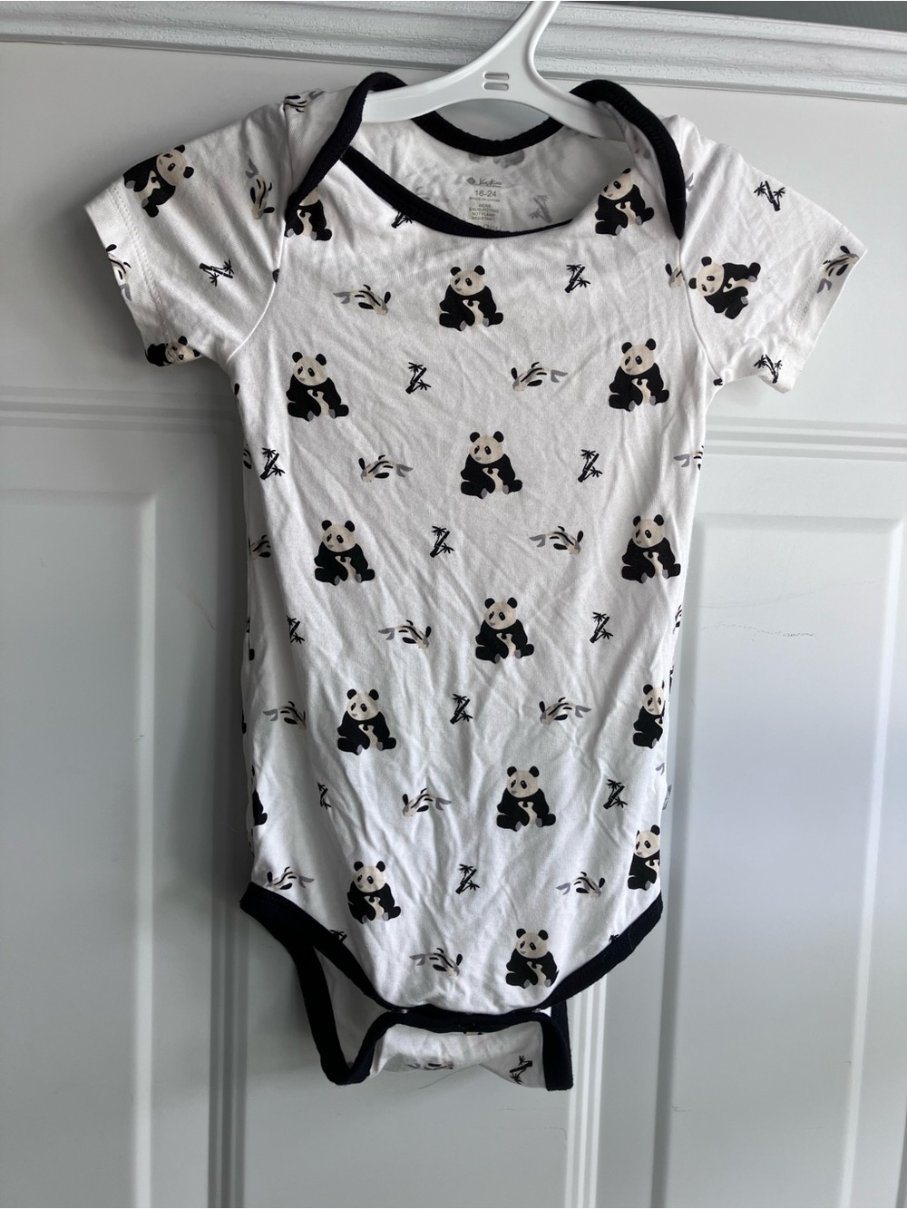 Kyte baby bamboo zen panda short sleeve body suit 18-24 months